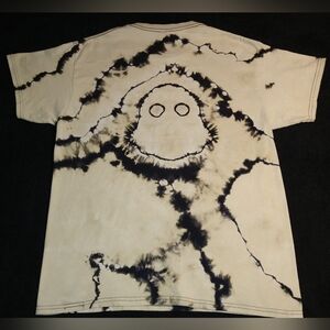 Ghost(On Back) Reverse Dye Tie Dye T Shirt ~ Sz L